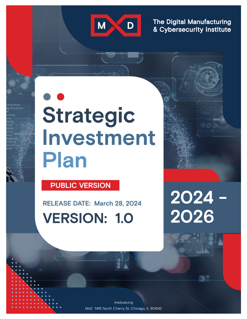 MxD Strategic Investment Plan cover